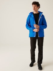 Regatta Blue Mens Waterproof Pack It Jacket III - Image 3 of 8
