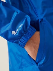 Regatta Blue Mens Waterproof Pack It Jacket III - Image 6 of 8