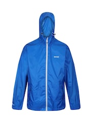 Regatta Blue Mens Waterproof Pack It Jacket III - Image 7 of 8