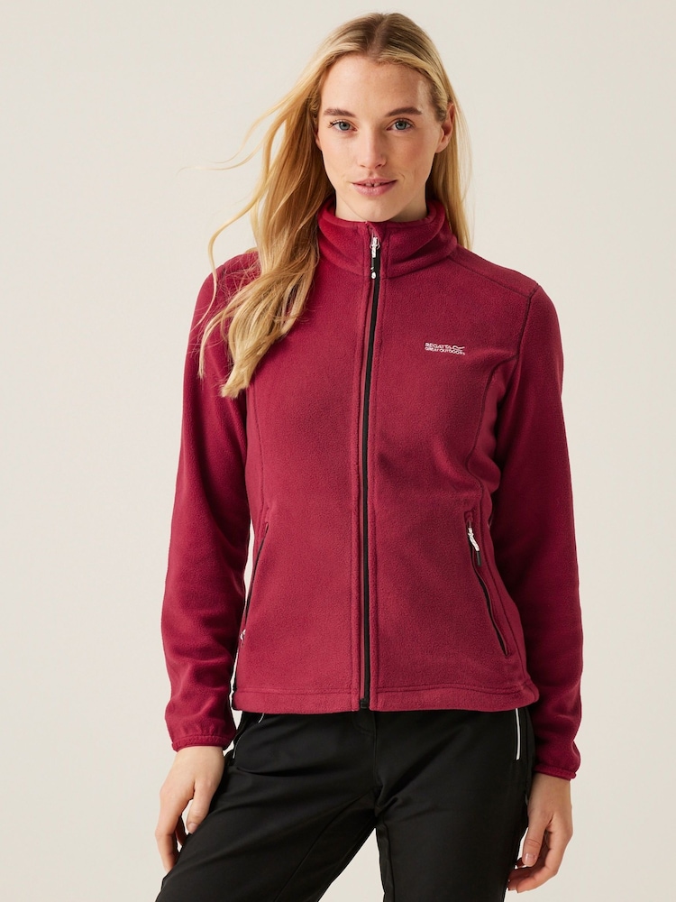 Rojo - Regatta Floreo IV Full Zip Fleece - Imagen 1 de 6