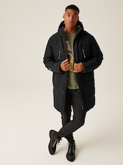 Regatta Black Christian Lacroix Nyons Waterproof Padded Jacket - Image 3 of 6