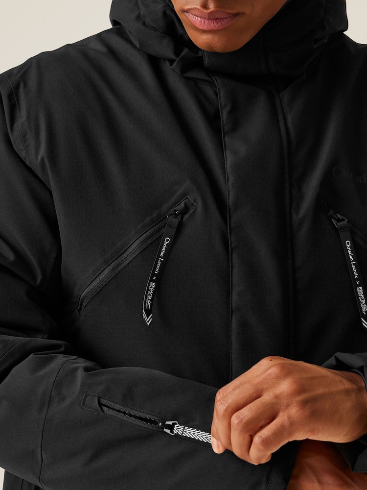 Regatta Black Christian Lacroix Nyons Waterproof Padded Jacket - Image 6 of 6