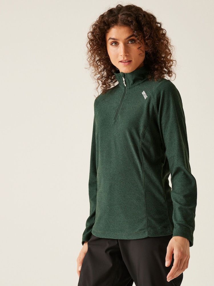 Regatta Green Womens Montes Half Zip Fleece - Image 2 of 10