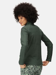 Regatta Green Womens Montes Half Zip Fleece - Image 4 of 10