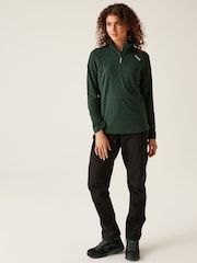Regatta Green Womens Montes Half Zip Fleece - Image 5 of 10
