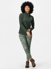 Regatta Green Womens Montes Half Zip Fleece - Image 6 of 10