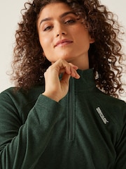Regatta Green Womens Montes Half Zip Fleece - Image 7 of 10