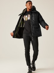 Regatta Black Christian Lacroix Mens Congenies Padded Jacket - Image 3 of 8