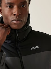 Regatta Black Shower Resistant Mens Nevado VII Insulated Padded Jacket - Image 6 of 8