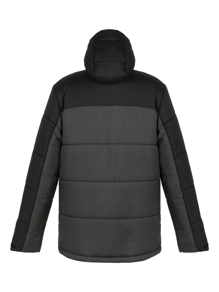 Regatta Black Shower Resistant Mens Nevado VII Insulated Padded Jacket - Image 8 of 8