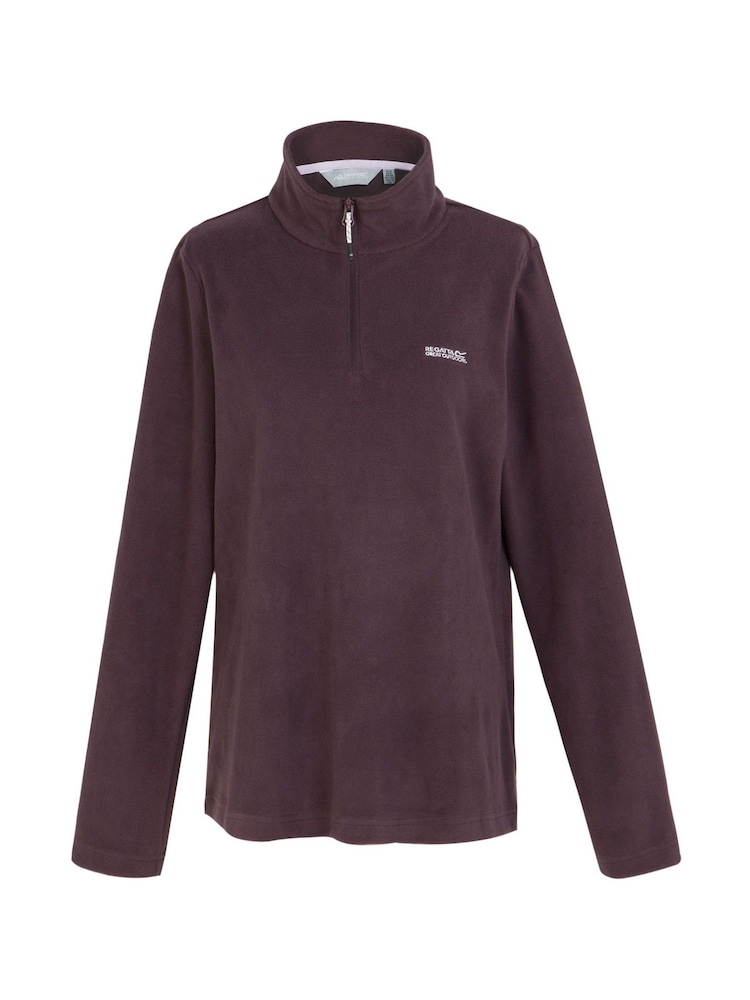 Regatta Purple Womens Sweetheart Lightweight Half-Zip Fleece - Image 5 of 6