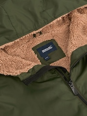 Regatta Green Oversized Waterproof Borg-Fleece Lined Changing Robe - Image 12 of 12