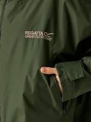 Зеленый - Непромокаемый халат для переодевания на пляже Regatta - Image 5 of 8