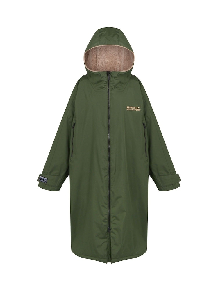 Regatta Green Adult Waterproof Changing Robe - Image 7 of 8