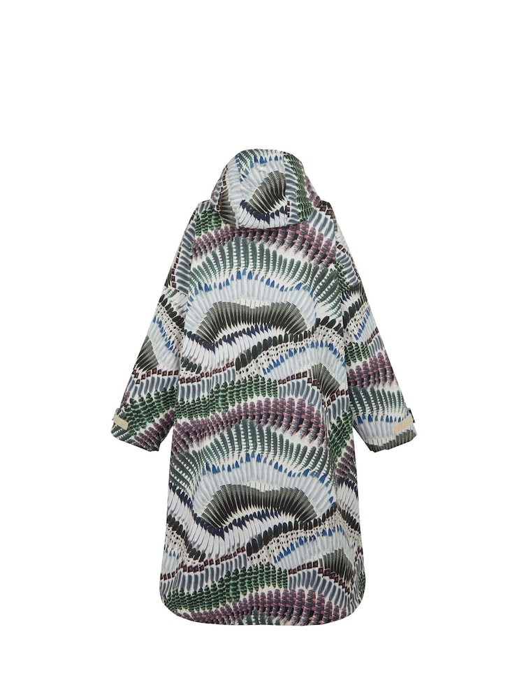 Regatta White/Green Adult Waterproof Changing Coat - Image 9 of 9