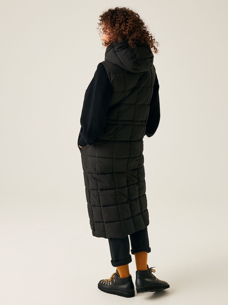 Regatta Black Leandra Long Line Gilet - Image 2 of 8