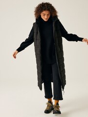 Regatta Black Leandra Long Line Gilet - Image 3 of 8