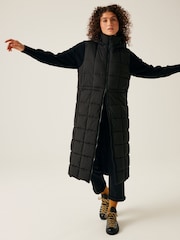Regatta Black Leandra Long Line Gilet - Image 4 of 8