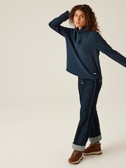 Regatta Blue Juliette Half Zip Fleece - Image 3 of 6
