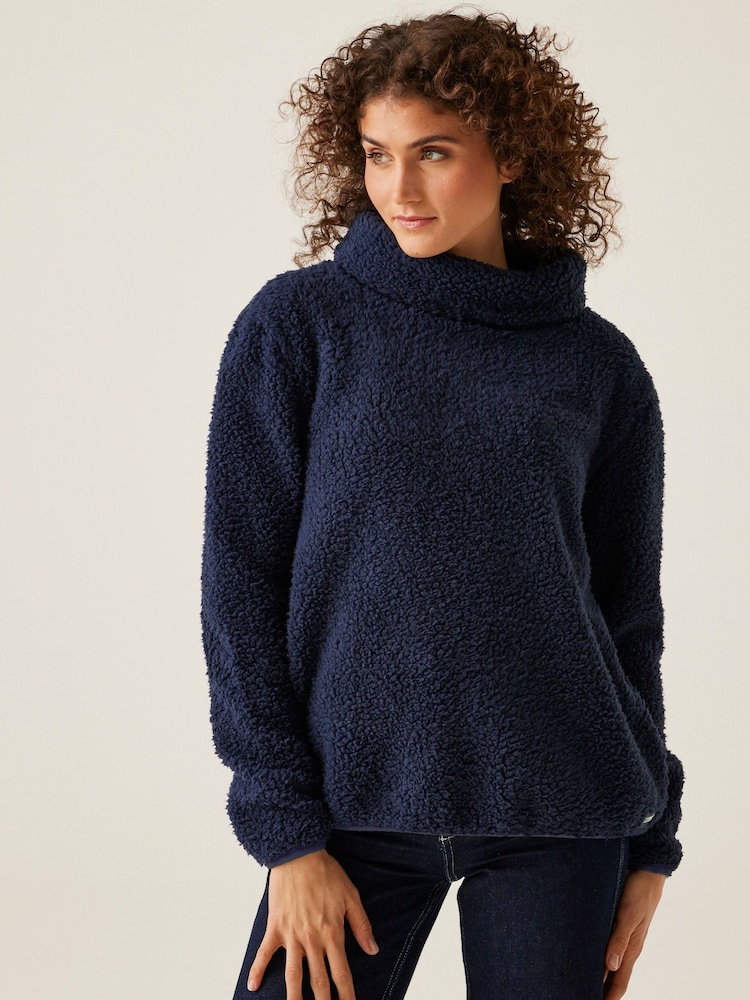 Regatta Blue Ria Over The Head Fleece - Image 1 of 4 Regatta Blue Ria Over The Head Fleece - Image 1 of 4