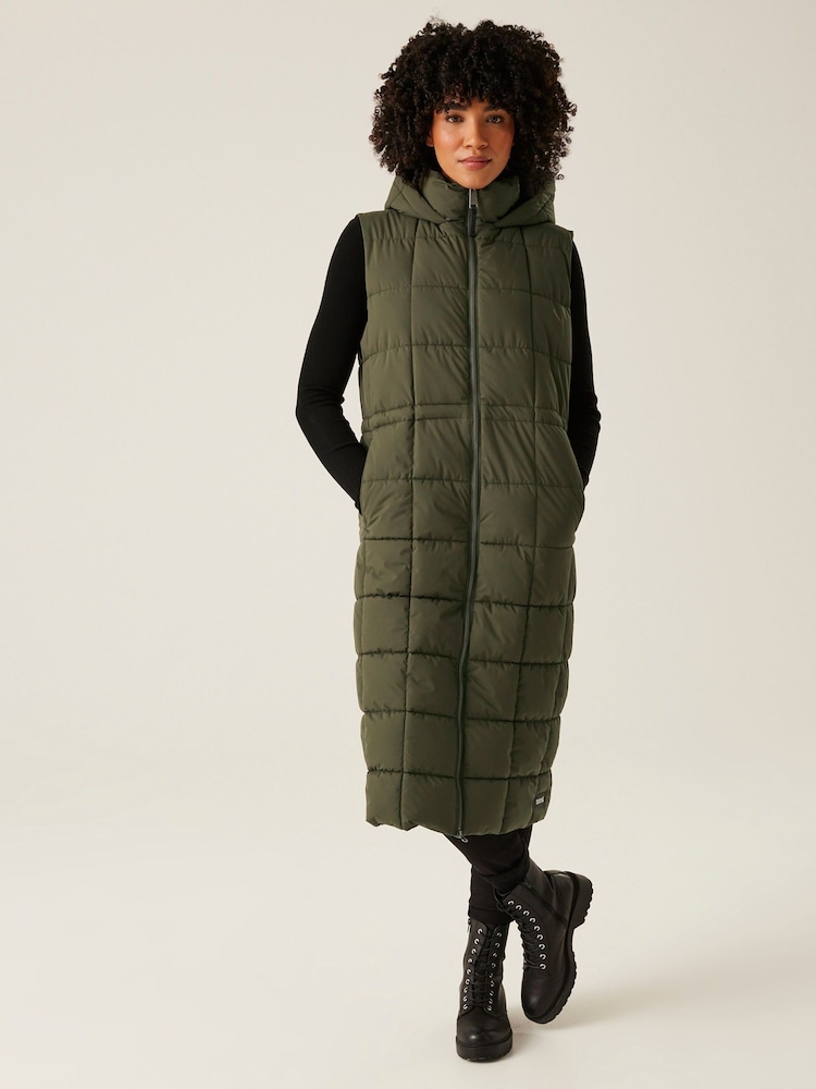 Regatta Green Leandra Long Line Gilet - Image 1 of 8