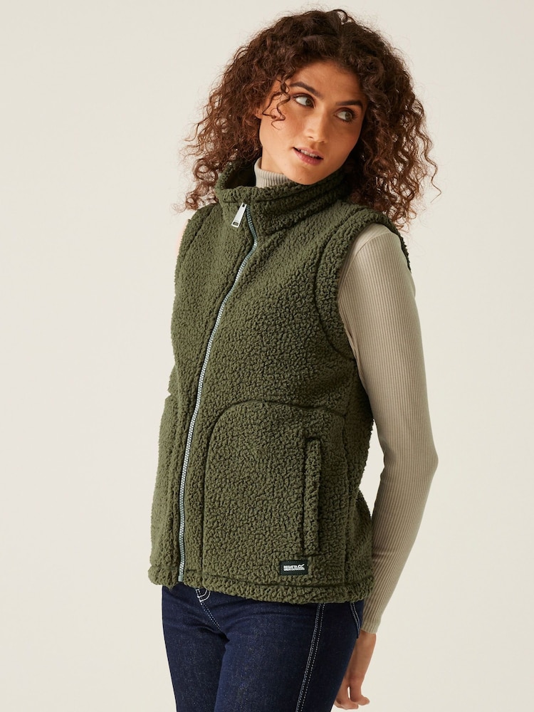 Зеленый - Regatta Calmry Fleece Gilet - Image 1 of 8
