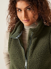 Зеленый - Regatta Calmry Fleece Gilet - Image 6 of 8