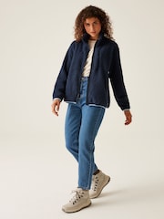 Blau - Regatta Ria Fleece-Oberteil mit durchgehendem Reißverschluss - Bild 3 von 6