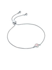 Ted Baker Silver SARSAA: Crystal Drawstring Adjustable Bracelet - Image 1 of 4