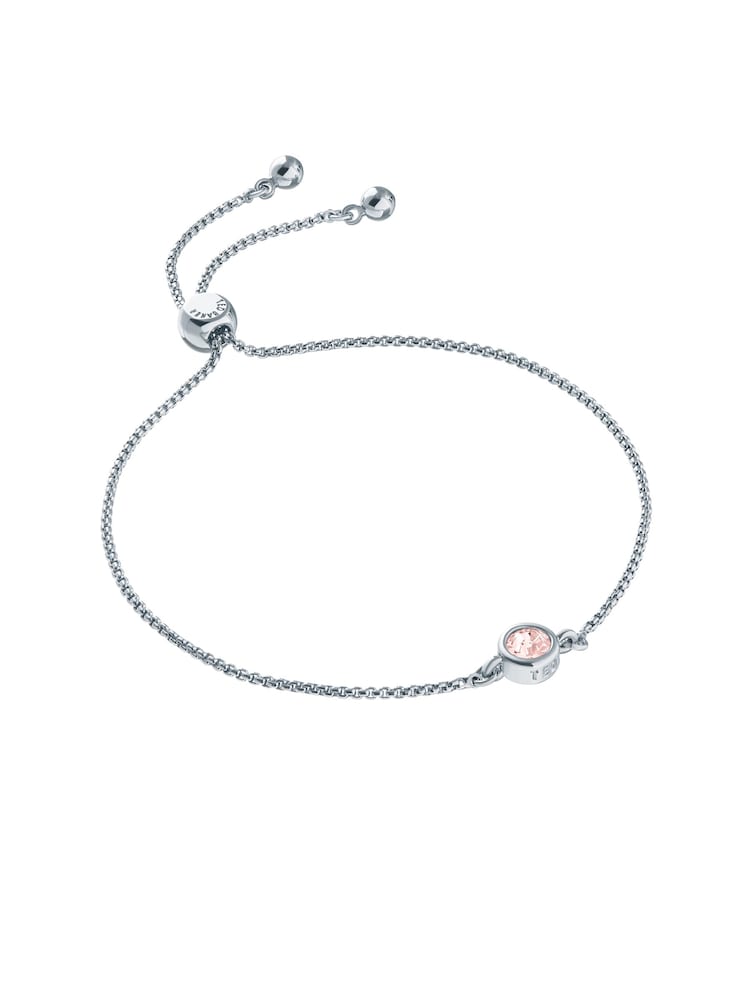 Ted Baker Silver SARSAA: Crystal Drawstring Adjustable Bracelet - Image 1 of 4