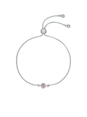 Ted Baker Silver SARSAA: Crystal Drawstring Adjustable Bracelet - Image 2 of 4