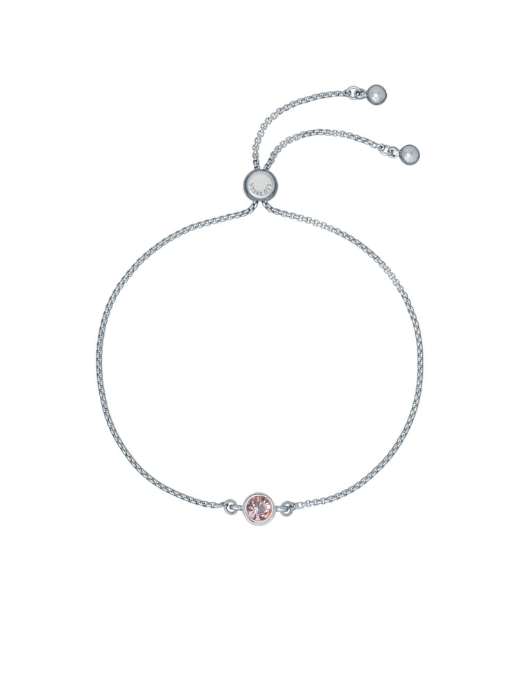 Ted Baker Silver SARSAA: Crystal Drawstring Adjustable Bracelet - Image 2 of 4