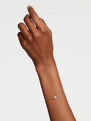Ted Baker Silver SARSAA: Crystal Drawstring Adjustable Bracelet - Image 3 of 4