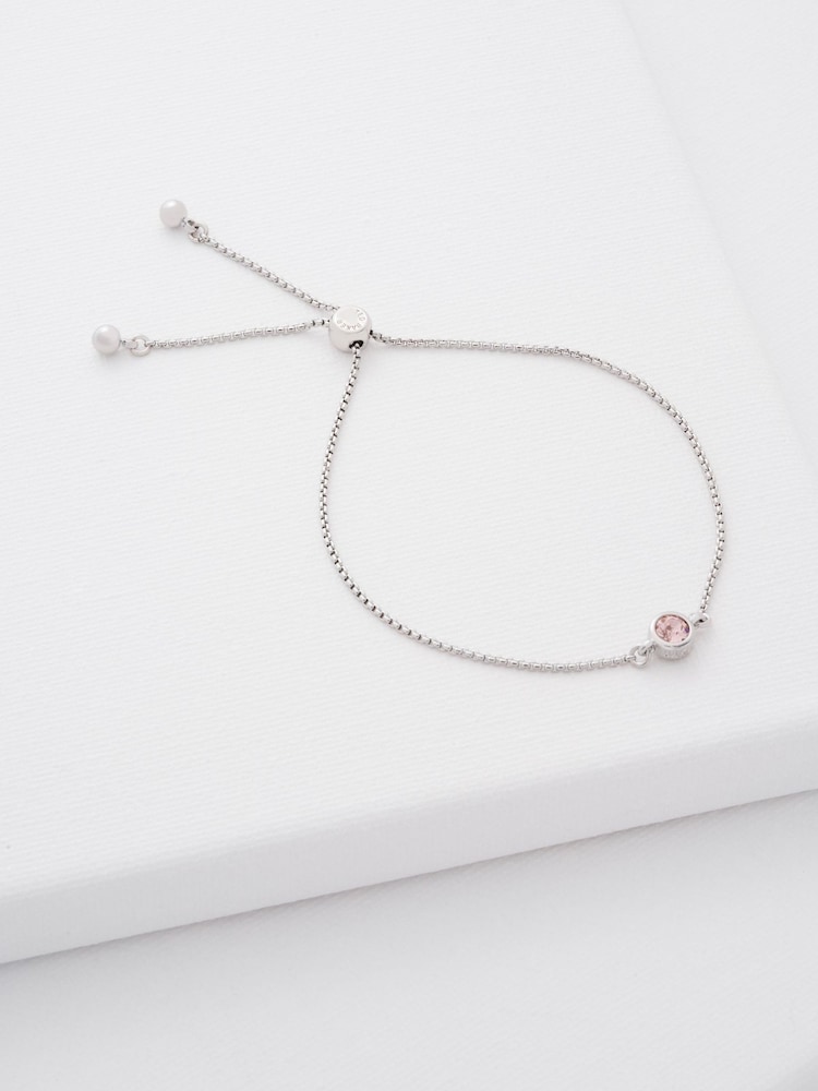 Ted Baker Silver SARSAA: Crystal Drawstring Adjustable Bracelet - Image 6 of 6 Ted Baker Silver SARSAA: Crystal Drawstring Adjustable Bracelet - Image 6 of 6