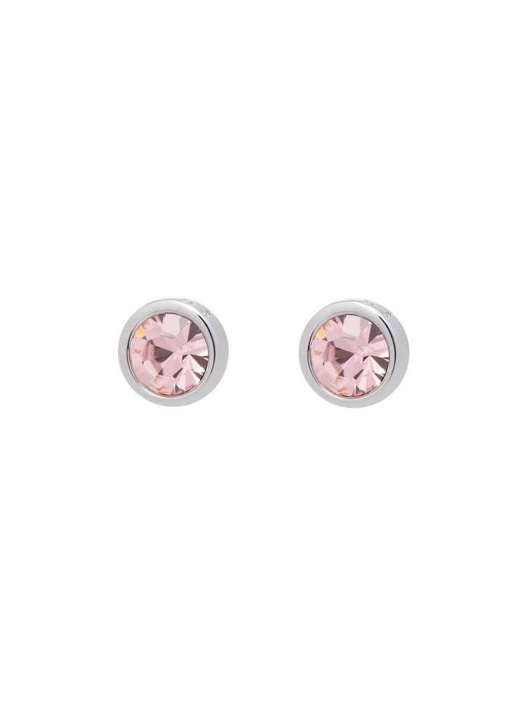 Ted Baker Silver SINAA: Crystal Stud Earrings - Image 1 of 4