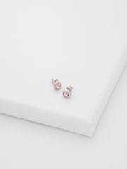 Ted Baker Silver SINAA: Crystal Stud Earrings - Image 3 of 4