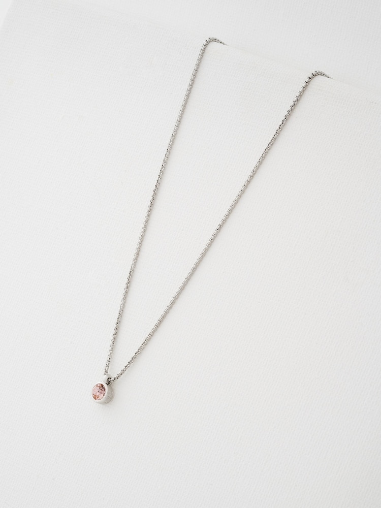 Ted Baker Silver Tone SININAA : Crystal Pendant - Image 1 of 3
