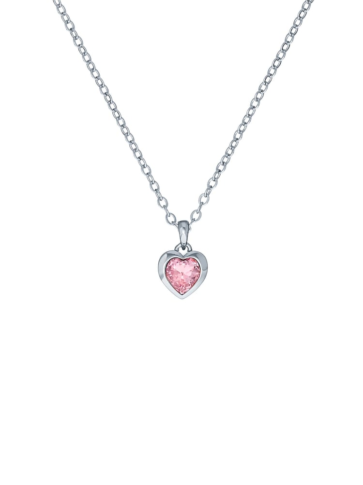 Siberfarben, Pink - Ted Baker HANNELA: Crystal Heart Pendant - Bild 1 von 5 Siberfarben, Pink - Ted Baker HANNELA: Crystal Heart Pendant - Bild 1 von 5