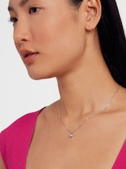 Siberfarben, Pink - Ted Baker HANNELA: Crystal Heart Pendant - Bild 4 von 5