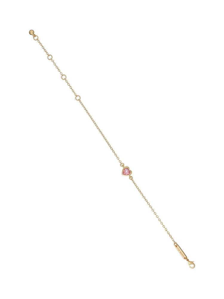 Ted Baker Light Silver HANSAA: Crystal Heart Adjustable Bracelet - Image 2 of 7