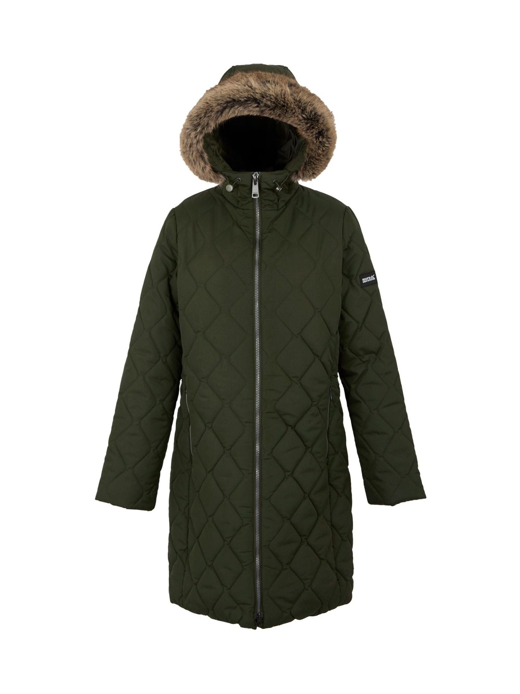 Regatta green parka top