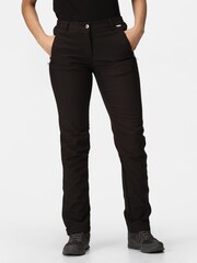 Regatta Black Geo II Softshell Walking Trousers - Image 1 of 8