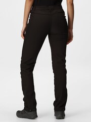 Regatta Black Geo II Softshell Walking Trousers - Image 2 of 8