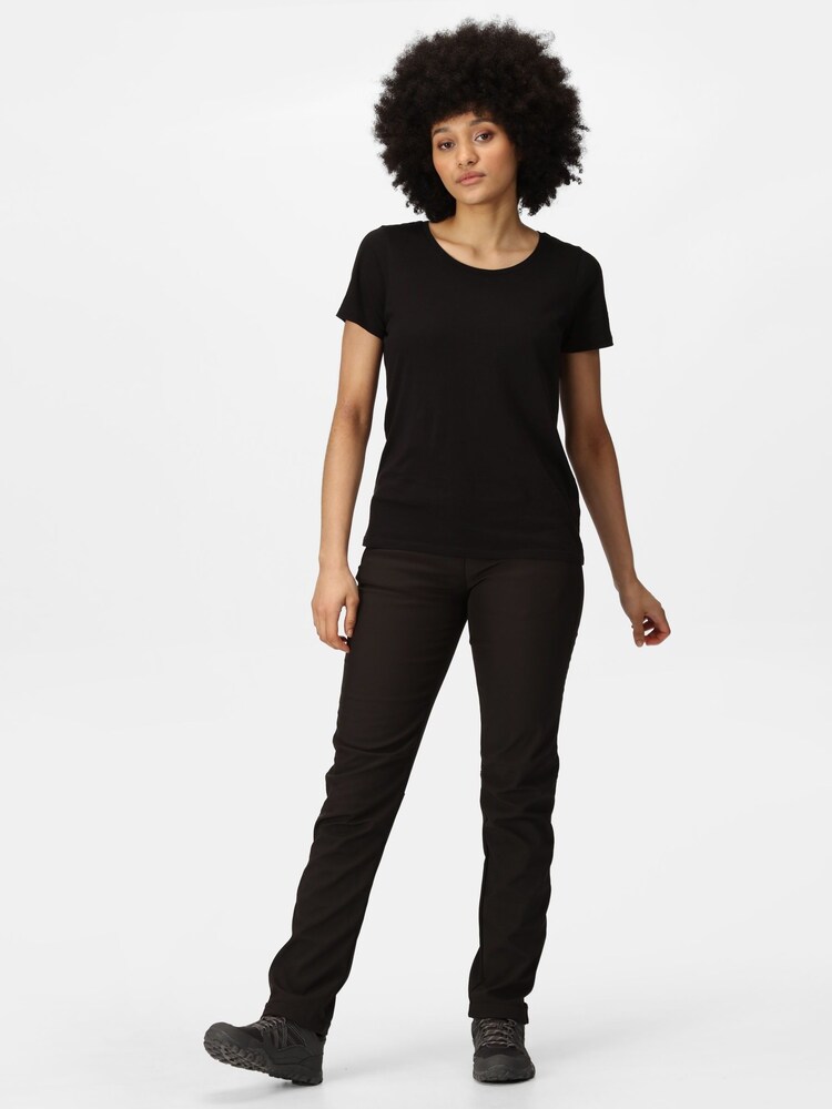 Regatta Black Geo II Softshell Walking Trousers - Image 3 of 8