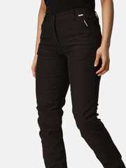 Regatta Black Geo II Softshell Walking Trousers - Image 4 of 8