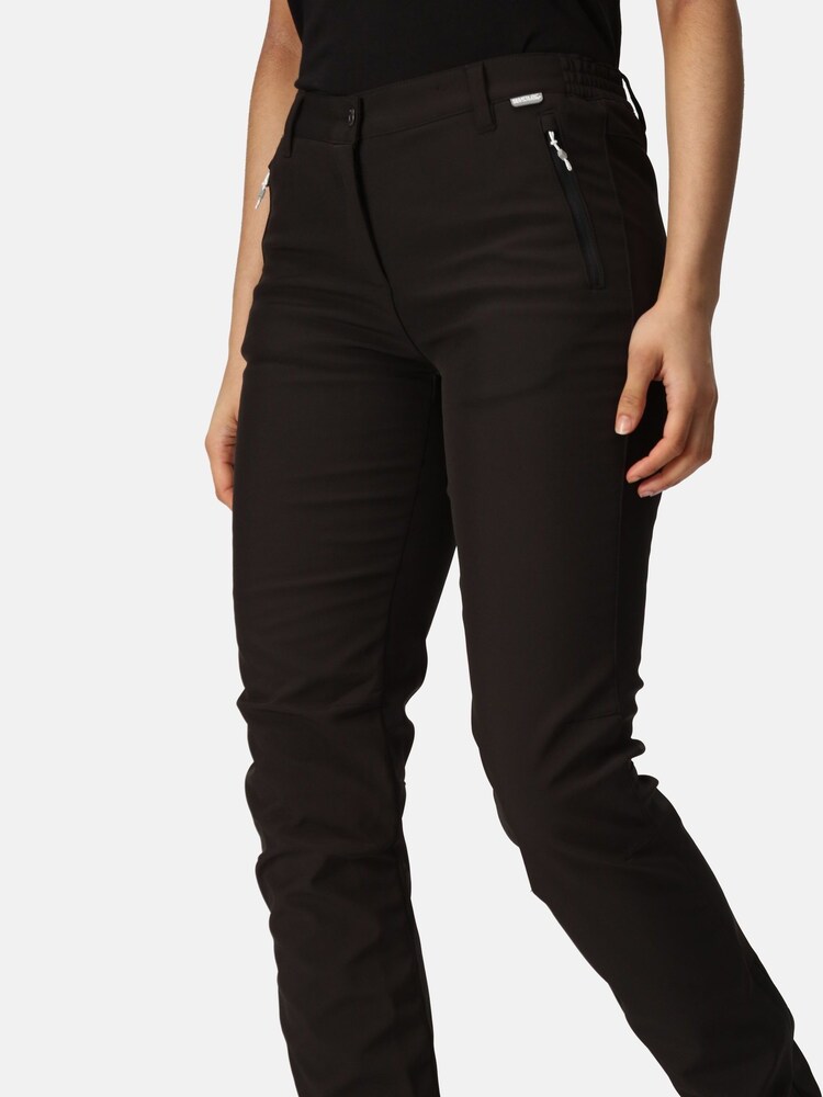 Regatta Black Geo II Softshell Walking Trousers - Image 4 of 8