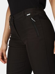 Regatta Black Geo II Softshell Walking Trousers - Image 6 of 8