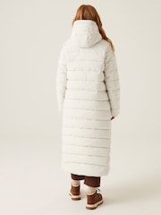 Regatta Cream Shower Resistant Elender Long Padded Coat - Image 2 of 8