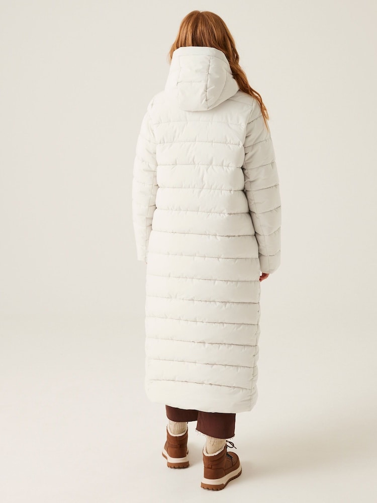 Regatta Cream Shower Resistant Elender Long Padded Coat - Image 2 of 8