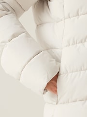 Regatta Cream Shower Resistant Elender Long Padded Coat - Image 5 of 8